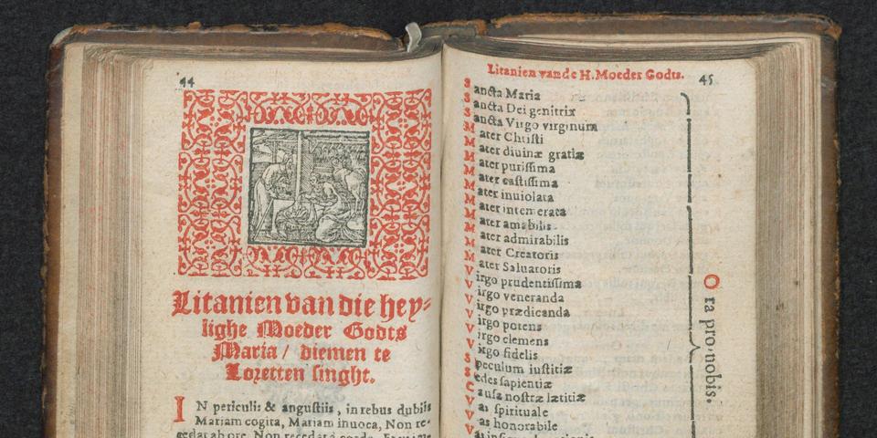 Verscheyden litanieën tot ghebruyck des catholijcken leghers ende alle godtvruchtighe menschen van de jezuïet en legeraalmoezenier Thomas Sailly, een pocket avant la lettre die in 1595 verscheen bij Jan I Moretus in Antwerpen.